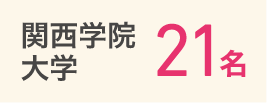 関西学院大学21名